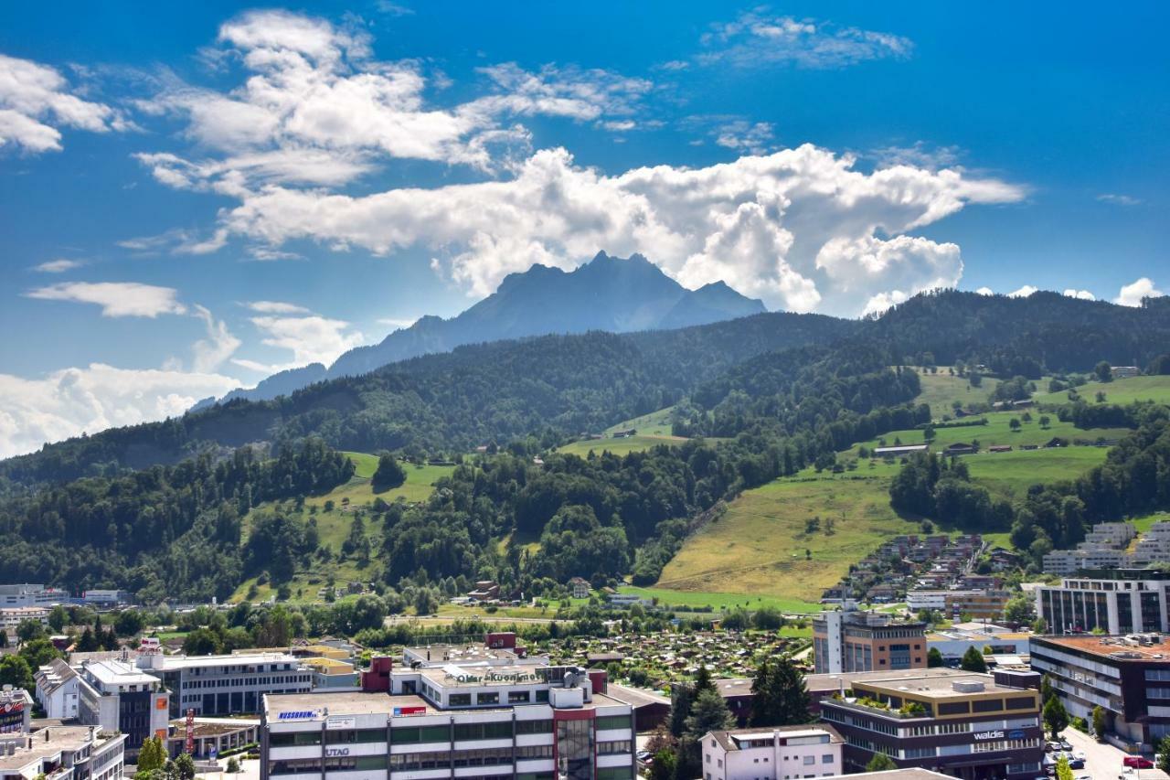 Dream View Apt With Homecinema Netflix & Loggia Lucerne Extérieur photo